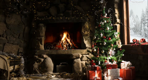 Fireplace 003- Video Wallpaper