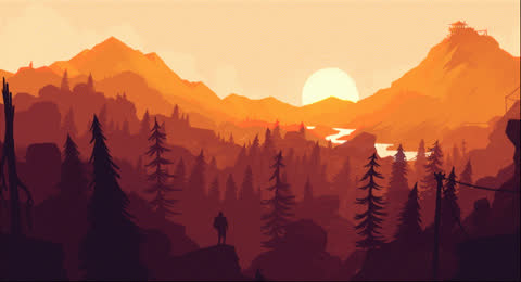 Mountains-001 - Video Wallpaper