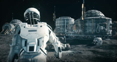 Astronaut 014 - Video Wallpaper
