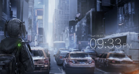 Clock007 - Webpage- Wallpaper